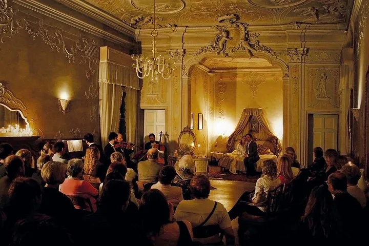 The travelling opera at Palazzo Barbarigo Minotto, one act per room, sold on Viator, a Venice opera evening, opera houses in Italy