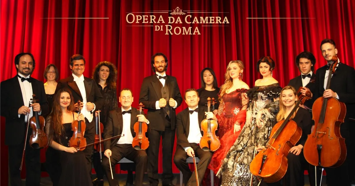 Opera da Camera di Roma sing the best-known arias in fifty minutes, a short first taste of opera, a Rome opera concert, opera houses in Italy