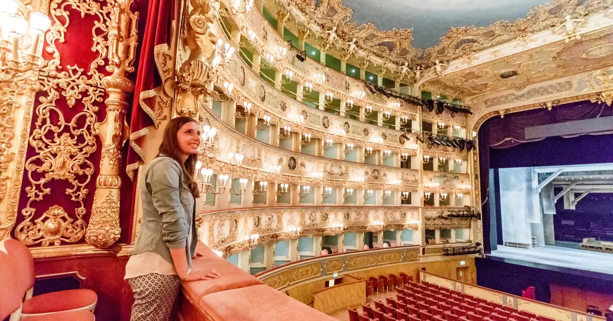 A self-guided visit of the rebuilt Fenice, La Fenice in Venice, opera houses in Italy