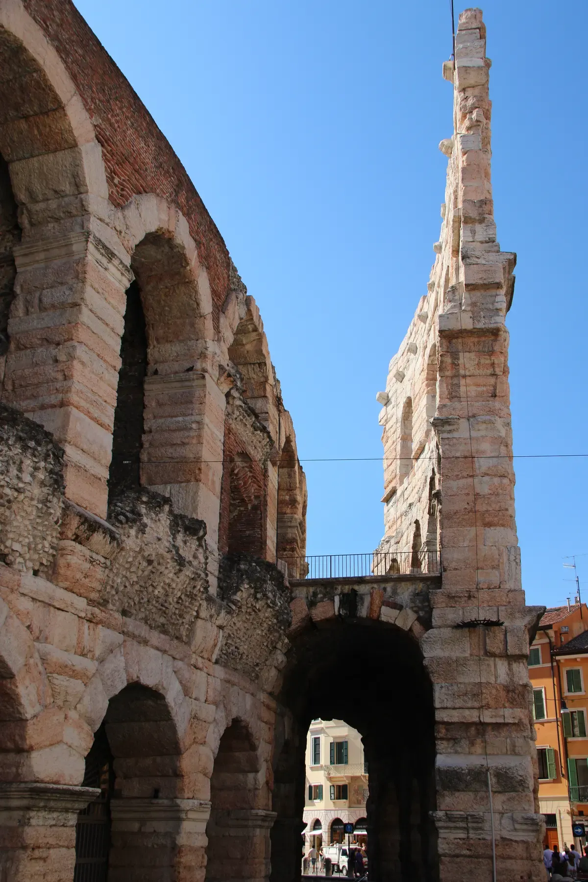 The Roman Arena of Verona on Piazza Bra, Arena di Verona, opera houses in Italy
